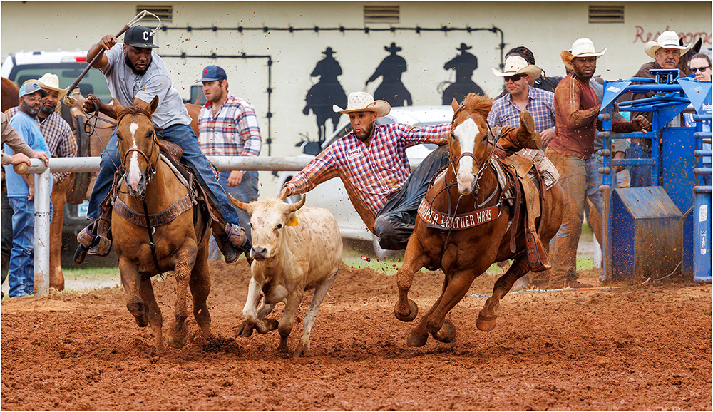 Bulldogging Teamwork No. 2 by Ward Conaway (Group 1)
